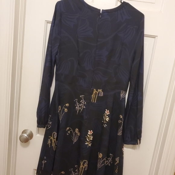 NWT LOFT Purple A-Line Dress Size 4, Retail $98, Classic, Business, formal - Picture 11 of 12